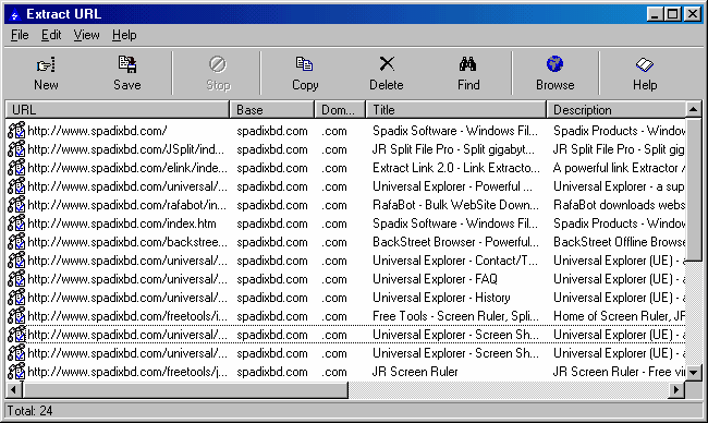 Extract URL Screenshot